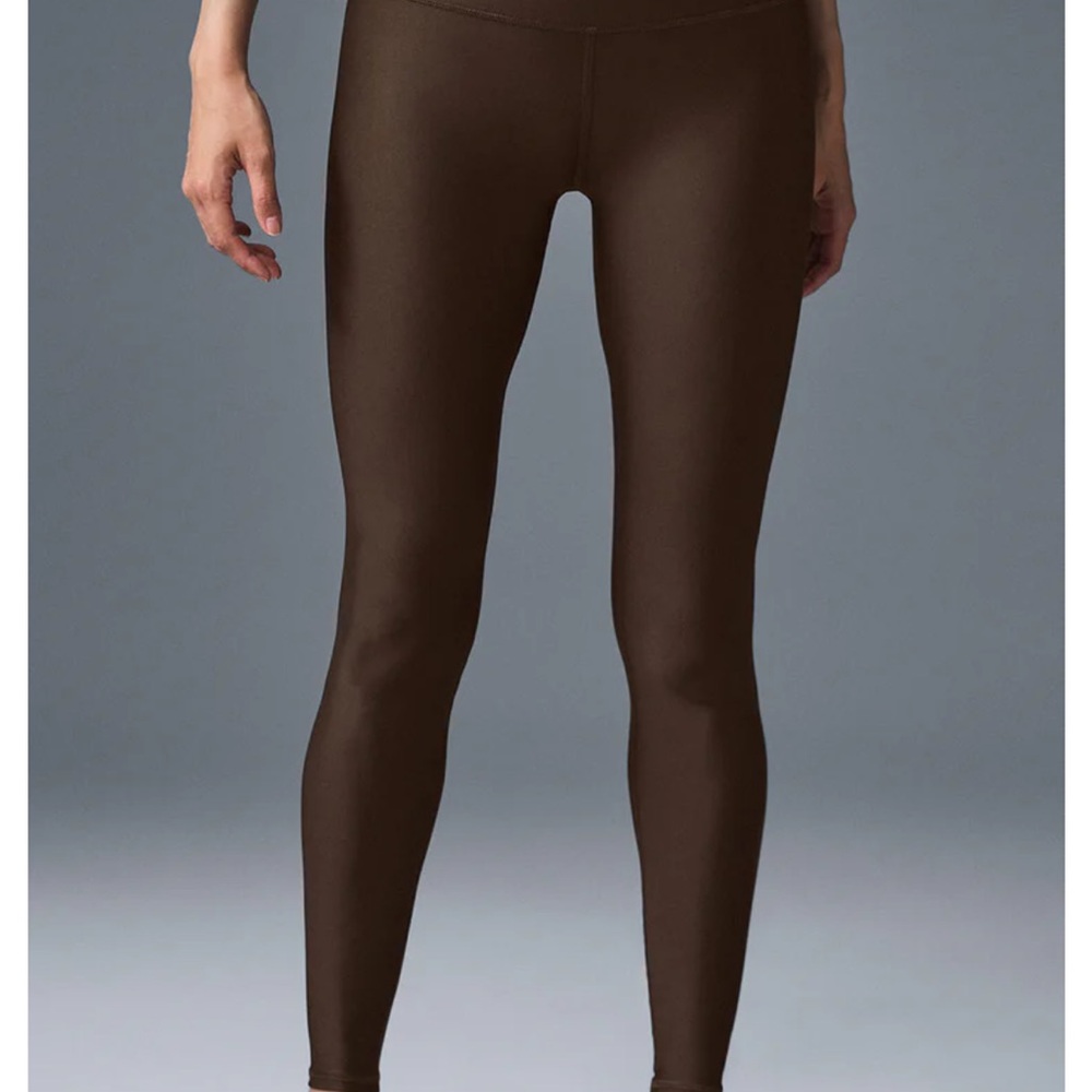 ALO High Waist Airlift Espresso Brown Leggings